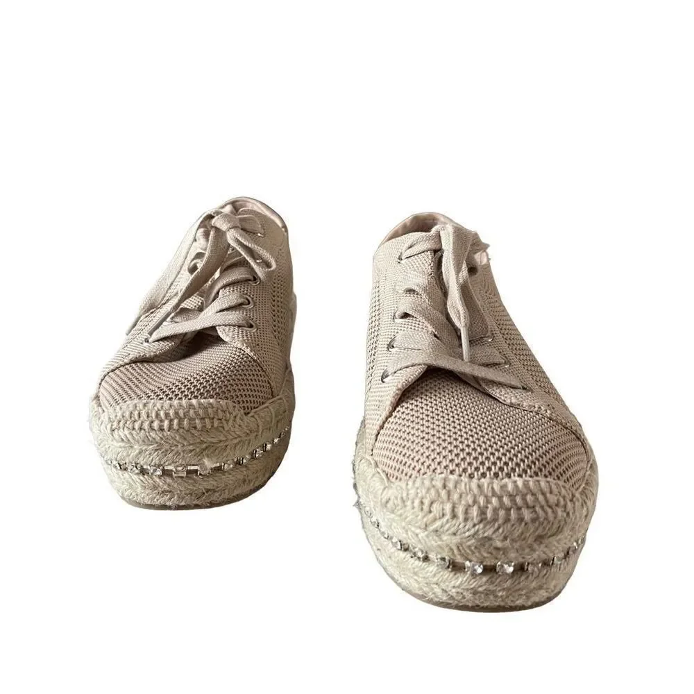Chelsea & Violet Vitna Flatform Espadrilles Shoes 7